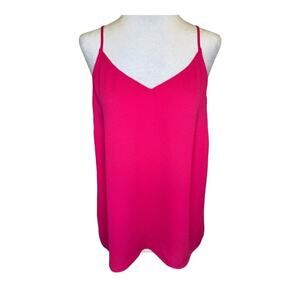 Halogen Women's Hot Pink Camisole Tank Top Size‎ Small Sleeveless Casual NWOT